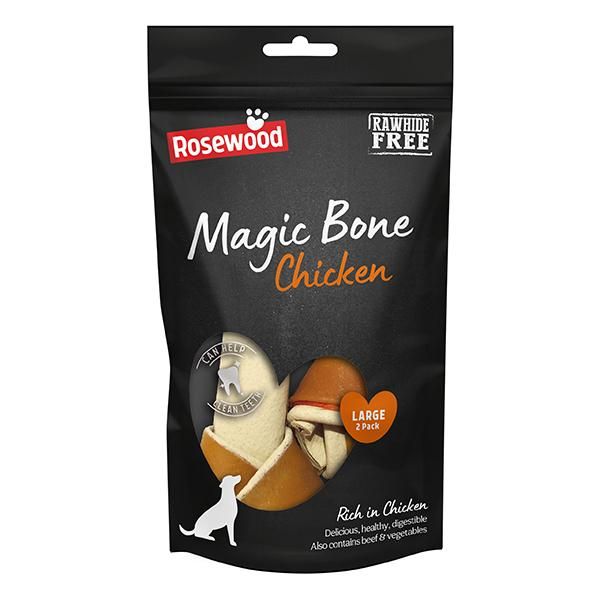 Rosewood Magic Bone Chicken Large Dog Treats 2pcs 140g