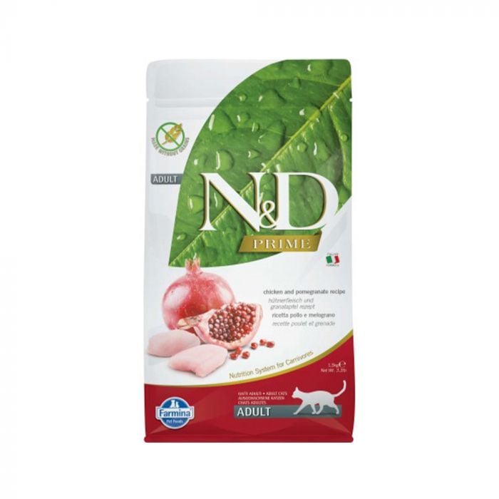 Farmina N&D Prime Chicken & Pomegranate Recipe Adult Dry Cat Food