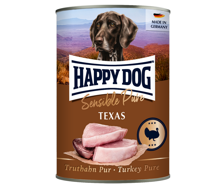Happy Dog Sensible Turkey Pure Wet Dog Food 400g