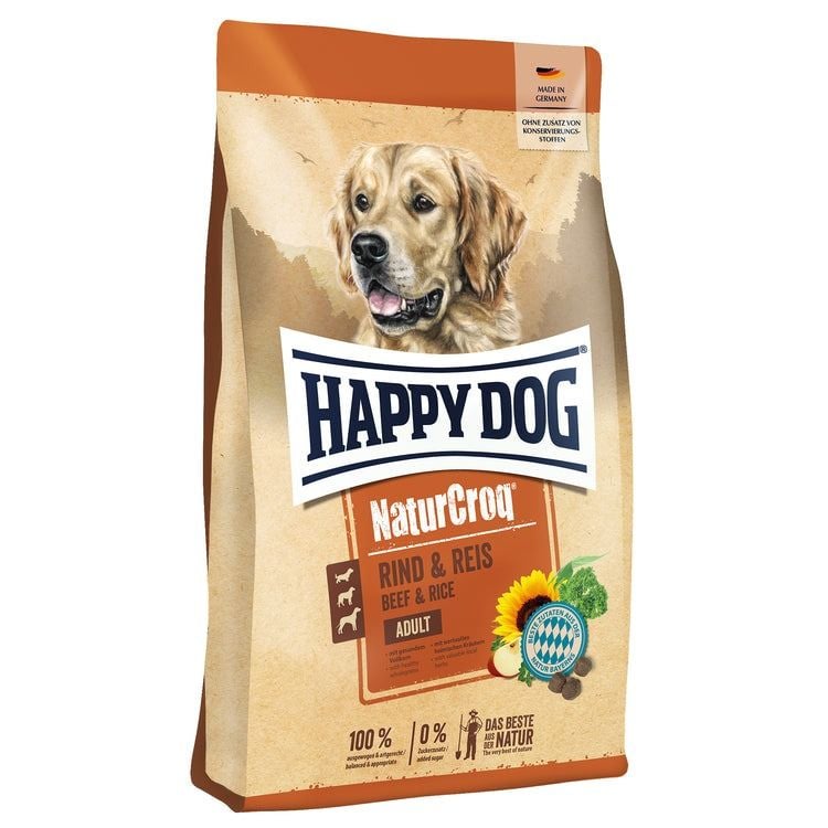Happy Dog NaturCroq Beef & Rice Adult Dry Dog Food