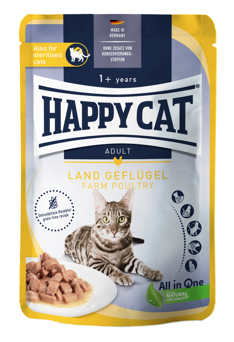 Happy Cat Farm Poultry Adult Wet Cat Food