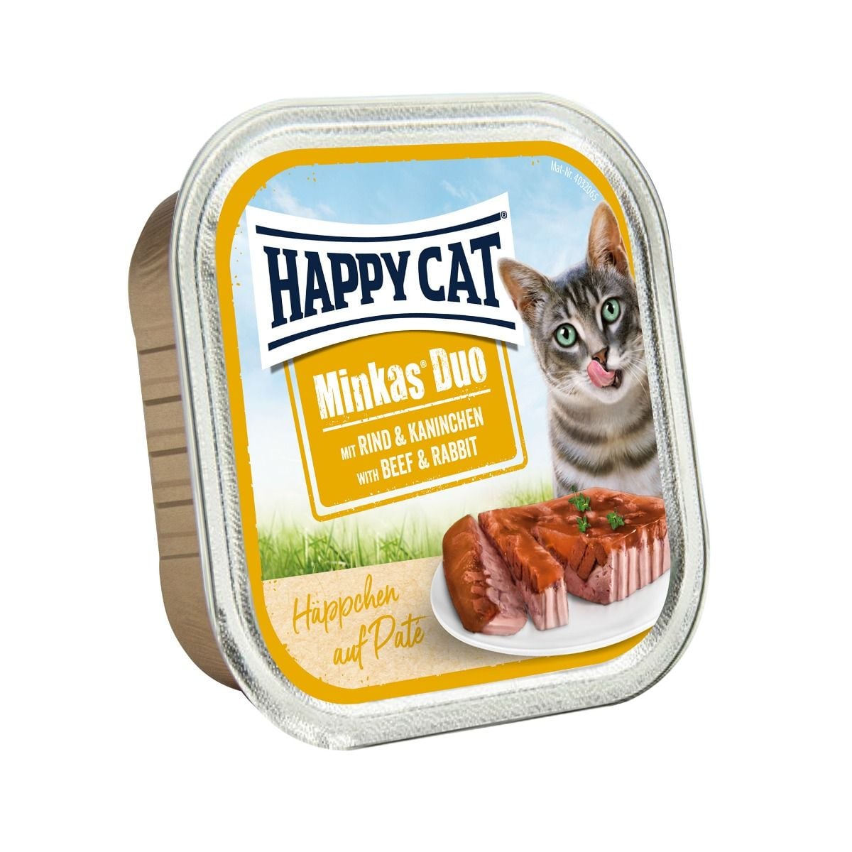 Happy Cat Minkas Duo Beef & Rabbit Wet Cat Food