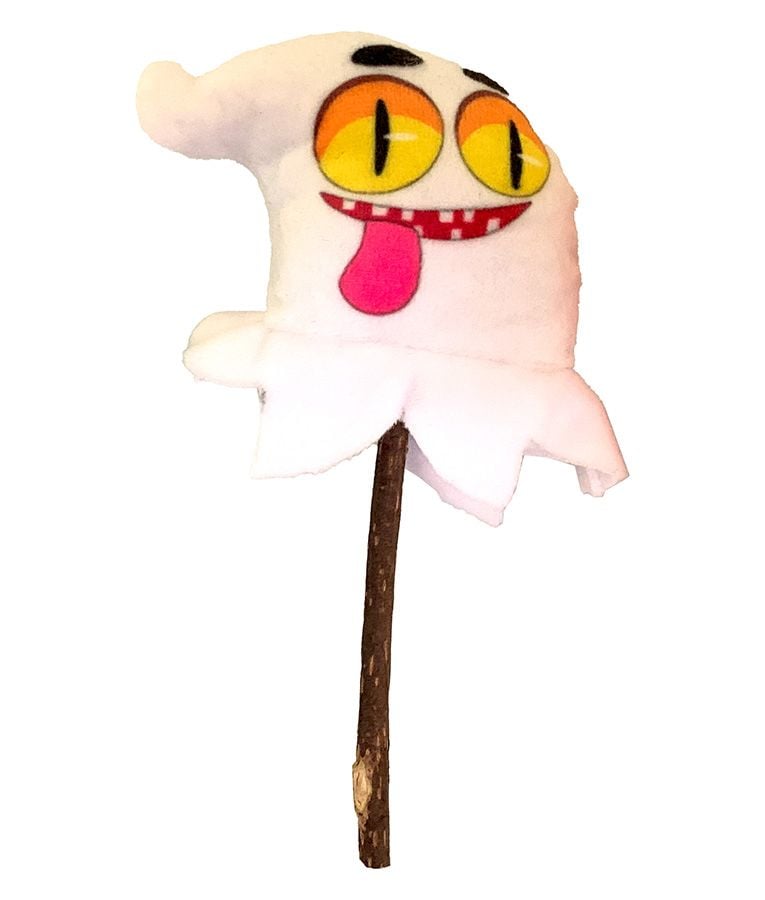 Bobby Fright Ghost with Silvervine Cat Toy 15cm