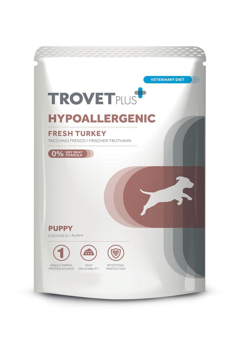 Trovet Plus Hypoallergenic Fresh Turkey Veterinary Diets Puppy Dry Dog Food